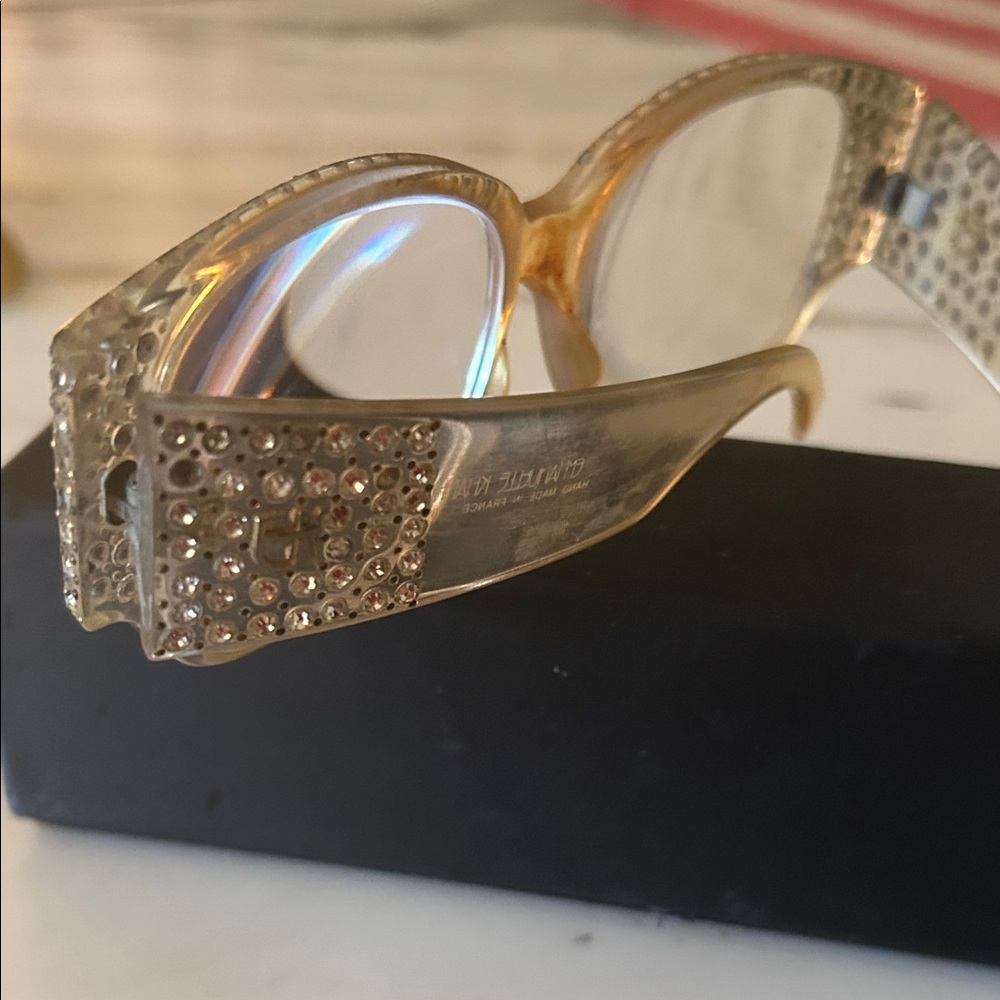 Elegant Gold-Tone Women's Glasses